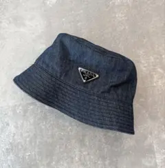 新品PRADA デニム　バケットハットのサムネイル