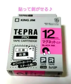 KING JIM SJ12P 【注意:マグネットタイプです】