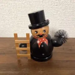 ドイツ 煙突掃除人 木製置物 お香立て