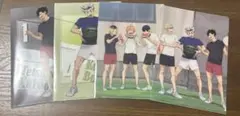 セブンイレブン ハイキュー!! A5 クリアファイル 4種