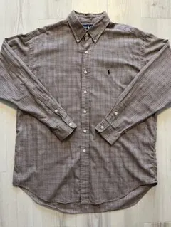 90s Ralph Laurenラルフローレン BLAKE チェック柄シャツ L