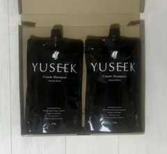 YUSEEK クリームシャンプー ダークブラウン 350g✖︎2袋 ユーシーク