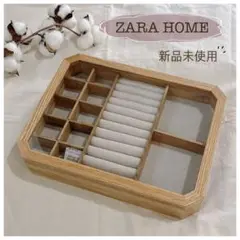 新品 ꕤ ZARAHOME ウッドジュエリーボックス アクセサリーケース