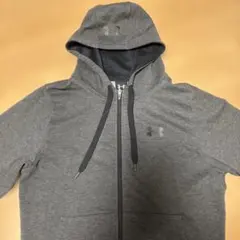 UNDER ARMOUR グレー フルジップパーカー MD