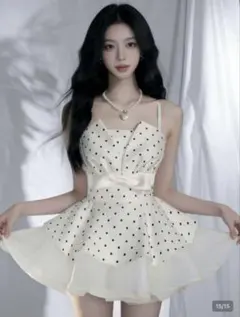 SHEIN ドット キャミワンピース
