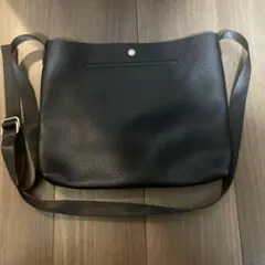 GLOBAL WORK ブラック ショルダーバッグのサムネイル