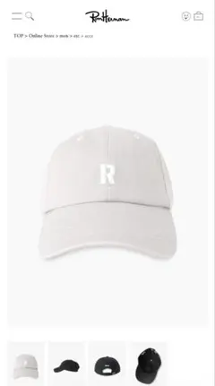 Ron Herman キャップ Rロゴ ブルー新品！（2026.8月購入・新作
