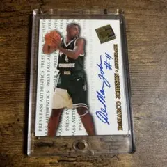 DeMarco Johnson サイン入りカード 1998年　NBA