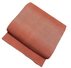 A83開名古屋帯 秀品 夏帯 絽 銀糸　正絹 着物　美品