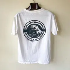 90s 恐竜 MAINFRAMES Tシャツ ホワイト オニタ