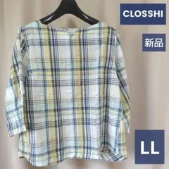 CLOSSHI チェック柄 チュニック LL 新品