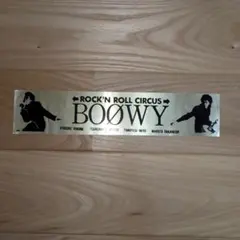 BOOWY ROCK'N ROLL CIRCUS ステッカー