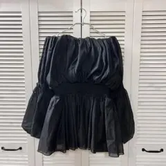 美品【JUNOAH】オフショルシアーボリュームブラウス　Fサイズ　春服