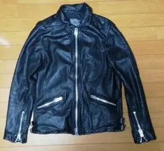 nano universe　ライダース　レザージャケット　ブラック　L 黒　革