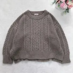 サマンサモスモス 長袖ニット レディーストップス セーター シンプル カジュアル