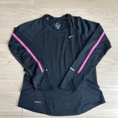 Nike DRI-FIT 長袖トップス ブラック/ピンク