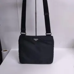 美中古】PRADA プラダ ウエストバッグ 三角プレート スタッズ 干場義雅