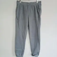 H&M エイチアンドエム スウェットパンツ スリムフィット S グレー ロゴ