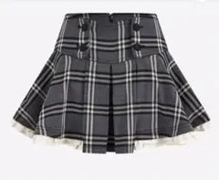 Noble Check Flare Skirt andwang アンドワン - メルカリ