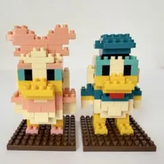 ナノブロック ディズニー ドナルド デイジー セット TDR限定