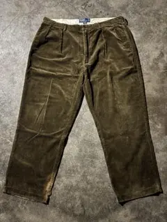 90s00sポロラルフローレン　コーデュロイパンツ　太畝