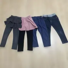 スカッツ 、デニムパンツ4本セット　１００センチ
