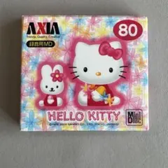 未開封 AXIA アクシア 録音用 MD ミニディスク ハローキティ 80分