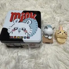 ちいかわ ヒッパーズ うさぎ チロル缶 モモンガ ガチャ時計 モモンガ