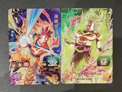 スーパードラゴンボールヒーローズ　ＣＰ　孫悟空　ブロリー２枚セット