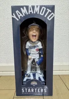 ア*輩様 山本由伸 ボブルヘッド dodgers GAME7 Last Out - メルカリ
