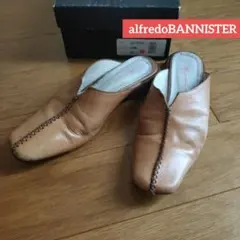 alfredoBANNISTER ピンクベージュ ミュール 35 22.5のサムネイル