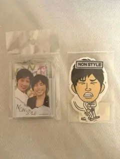 ノンスタイル ステッカー&よしもと芸人ミラーストラップセット