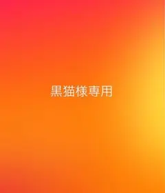 黒猫様　専用