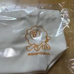 Mister Donut ライオン刺繍トートバッグ