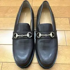 【美品】ユナイテッドアローズ グリーンレーベル ローファー LLブラウン