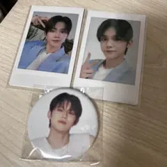 TXT ヨンジュン チェキ 缶バッチ