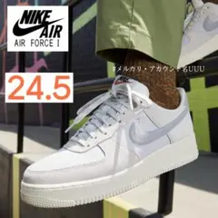 □新品22.5cm□NIKE エアフォース1ホワイト/グリーン/ココナッツ 