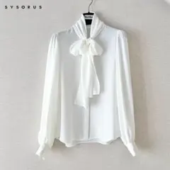 未使用✨sysorus シソラス ボウタイブラウス フォーマル セレモニー日本製