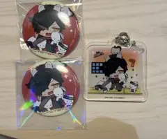 サンリオ FGO 岡田以蔵 缶バッジ　アクリルキーホルダー