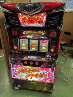 パチスロ実機】パイオニア☆スーパーハナハナ30【コイン不要機付き】4