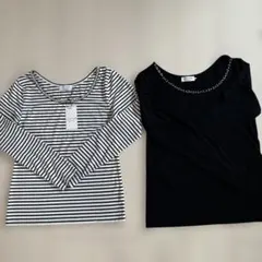any FAM ストライプ 長袖Tシャツ Ｍサイズ 新品&美品