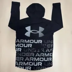 UNDER ARMOUR ジャージ ジャケット 黒 フード付【中古 送料無料】