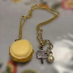 Q-pot キューポットメルティーピスタチオ ドーナッツ ネックレス qpot 