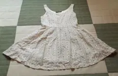 Heather レース ワンピース ホワイト