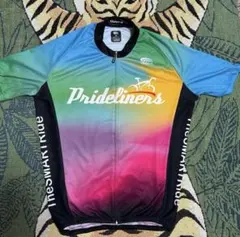 Prideliners サイクリングジャージ グラデーションMサイズ海外輸半袖