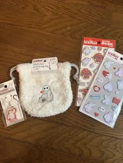 ベイマックス 巾着 キーホルダー シール セット
