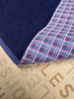 (レトロ)（No.F426）約83cm幅×約1.2m・裏チェックのコールテン