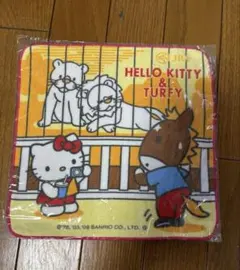 ハローキティ ハンカチ 馬 競馬 未開封