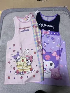 サンリオ　マイメロ、クロミ　エプロン