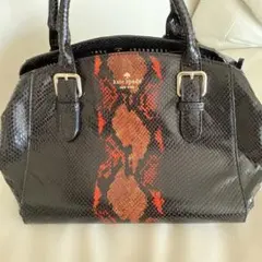 美品　Kate Spade パイソン　バッグ